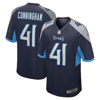 mens nike zach cunningham navy tennessee titans game player